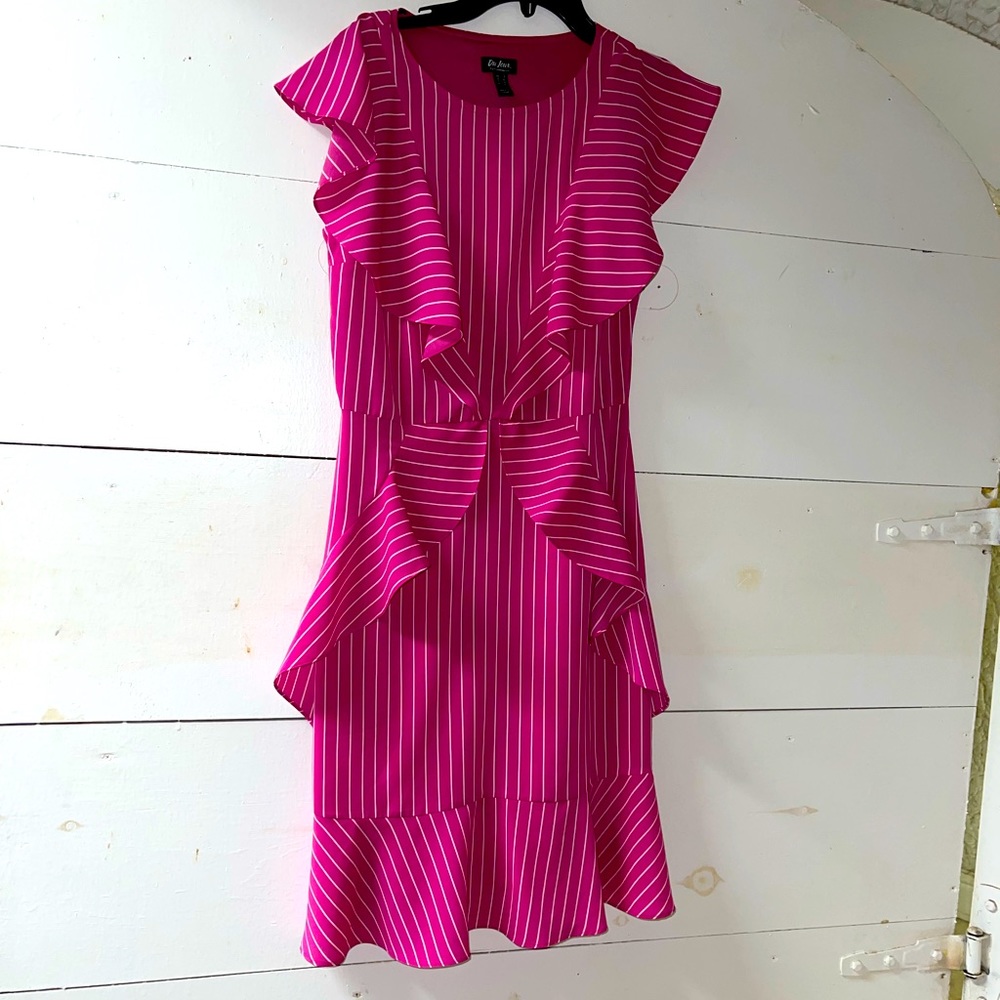 DU JOUR Pink and Professional Dress